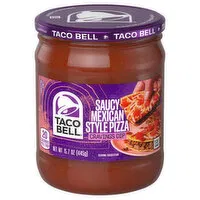 Taco Bell Cravings Dip, Saucy Mexican Style Pizza, 15.7 Ounce