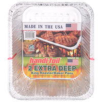 Handi-Foil Roaster/Baker Pans, Extra Deep, King, 2 Each