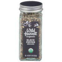 Wild Harvest Black Pepper, Organic, Ground, 1.9 Ounce