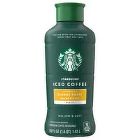 Starbucks Iced Coffee, Blonde Roast, Unsweetened, Black, 48 Fluid ounce