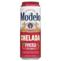 Modelo Beer, Fresa Picante, Chelada, 24 Fluid ounce