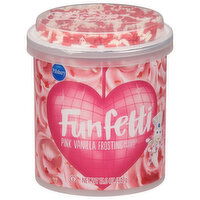 Pillsbury Funfetti Frosting, Pink Vanilla, 15.6 Ounce