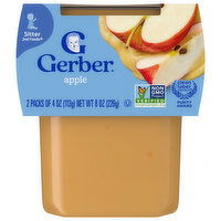 Gerber Apple, Sitter 2nd Foods, 2 Each