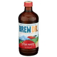 Brew Dr. Kombucha, Organic, Crisp Apple, 14 Fluid ounce