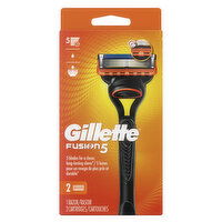 Gillette Fusion5 Razor for Men, Handle + 2 Razor Blade Refills, 1 Each