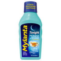 Mylanta Tonight Soothing Honey Chamomile Flavor Liquid Antacid + Anti-Gas, 12 Fluid ounce