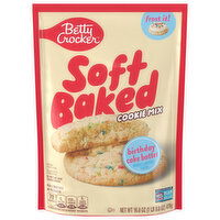 Betty Crocker Cookie Mix, Soft Baked, Birthday Cake Batter, 16.8 Ounce