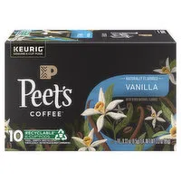 Peet's Coffee Coffee, Vanilla, K-Cup Pods, 10 Each