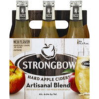 Strongbow Hard Apple Ciders, Artisanal Blend, 6 Each