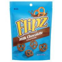 Flipz Covered Pretzels, Milk Chocolate, 7.5 Ounce