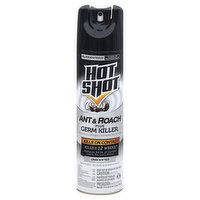 Hot Shot Ant & Roach Plus Germ Killer2, Unscented, 17.5 Ounce