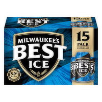 Milwaukees Best Ice Beer, 15 Pack, 15 Each