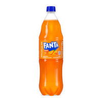 Fanta  Orange Soda Fruit Flavored Soft Drink, 1.25 Litre