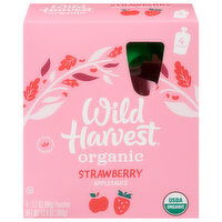 Wild Harvest Organic Strawberry Applesauce, 4 Each