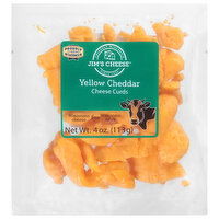 Jim's Cheese Cheese Curds, Yellow Cheddar, 4 Ounce