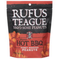 Rufus Teague Peanuts, Honey Roasted, Hot BBQ, 9 Ounce