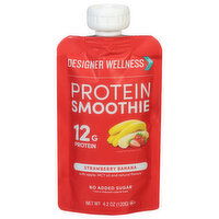 Designer Wellness Protein Smoothie, Strawberry Banana, 4.2 Ounce