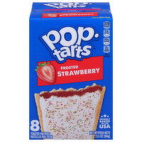 Pop-Tarts Toaster Pastries, Strawberry, Frosted, 8 Each