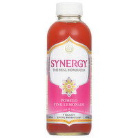 Synergy Kombucha, Pomelo Pink Lemonade, 16 Fluid ounce