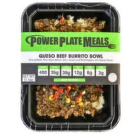 Power Plate Meals Queso Beef Burrito Bowl, 11.1 Ounce