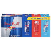 Red Bull Energy Drink, Sugarfree and Red Edition Energy Drink Variety Pack Energy Drink, Variety Pack, 12 Pack, 12 Each