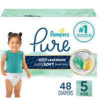 Pampers Pure Protection Pampers Pure Diapers, Size 5, 48, 48 Each