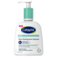 Cetaphil Gentle Clear Pore Clearing Acne Cleanser, 8 Fluid ounce