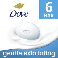 Dove Beauty Bar Gentle Exfoliating With Mild Cleanser, 3.75 Ounce