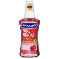 Chloraseptic Sore Throat, Cherry, Spray, 6 Fluid ounce