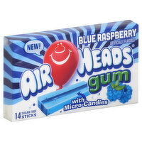 Air Heads Gum, Sugar Free, Blue Raspberry, 14 Each