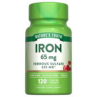 Nature's Truth Iron, 65 mg, Coated Tablets, 120 Each