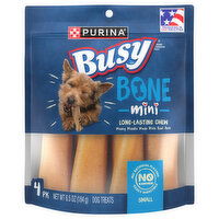 Busy Bone Small Mini Dog Treats, 4 Each