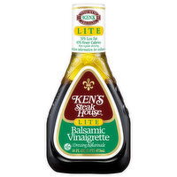 Ken's Steak House Lite Gluten Free Balsamic Vinaigrette Dressing & Marinade, 16 Fluid ounce