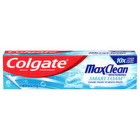 Colgate Max Clean Smart Foam With Whitening Toothpaste, 6 Ounce