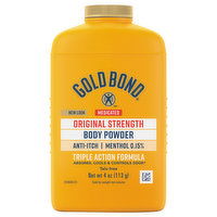 Gold Bond Body Powder, Original Strength, Medicated, 4 Ounce