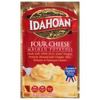 Idahoan Mashed Potatoes, Four Cheese, 4 Ounce