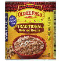 Old El Paso Refried Beans, Traditional, Value Size, 31 Ounce