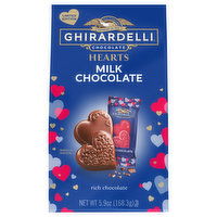 Ghirardelli Milk Chocolate, Hearts, 5.9 Ounce