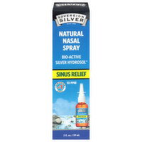 Sovereign Silver Sinus Relief, Bio-Active Silver Hydrosol, 10 PPM, Natural Nasal Spray, 2 Fluid ounce