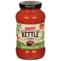 Ragu Sauce, Kettle Cooked, Tomato Basil, 24 Ounce