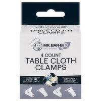 Mr. Bar-B-Q Table Cloth Clamps, 4 Each