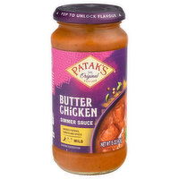 Patak's Simmer Sauce, Butter Chicken, Mild, 15 Ounce