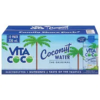 Vita Coco Coconut Water, The Original, 12 Each