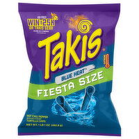 Takis Tortilla Chips, Blue Heat, Extreme, Fiesta Size, 17 Ounce