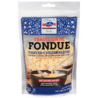 Emmi Grated Cheese Blend, Fondue, Traditional, 12 Ounce