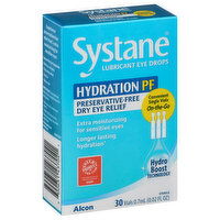 Systane Eye Drops, Lubricant, Hydration PF, 30 Each