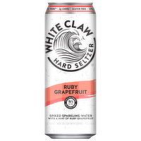 White Claw Hard Seltzer Hard Seltzer, Ruby Grapefruit, 19.2 Fluid ounce