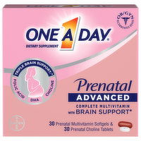 One A Day Multivitamin, Complete, Advanced, Prenatal, 1 Each