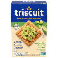 TRISCUIT Avocado, Cilantro & Lime Whole Grain Wheat Crackers, 8.5 Ounce