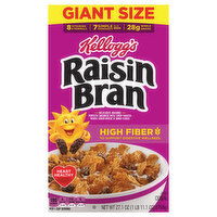Raisin Bran High Fiber Cereal Giant Size, 27.1 Ounce